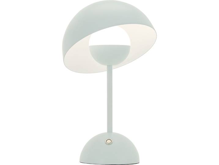 Tischlampe Melek hellblau Metall H 27.5 cm 210 lm - LED - Lichtfarbe: Extra warmweiss - Helles Neutralweiss