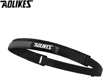 Inspire Curations AOLIKES Sports Head Sweatband Elastic Running Headband For Running, Cycling, Yoga & Fitness black
