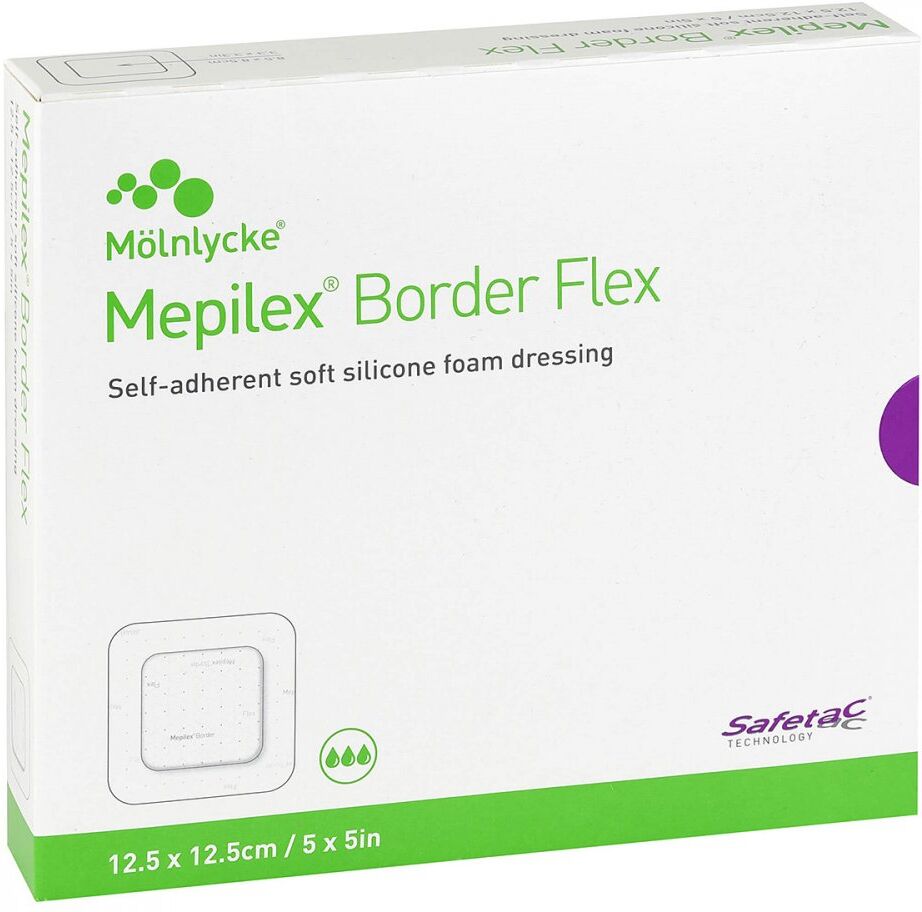 Mepilex Border Flex Schaumverb.haftend 12,5x12,5cm