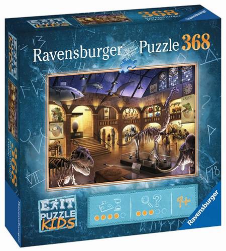 Ravensburger Ravensburger 12925 AT EXIT KIDS Nachts i.Mus. 368 Teile 12925
