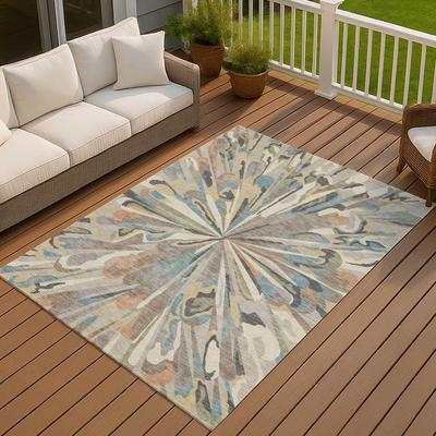 Addison Rugs Machine Washable Indoor/ Outdoor Contemporary Arden Chantille Rug