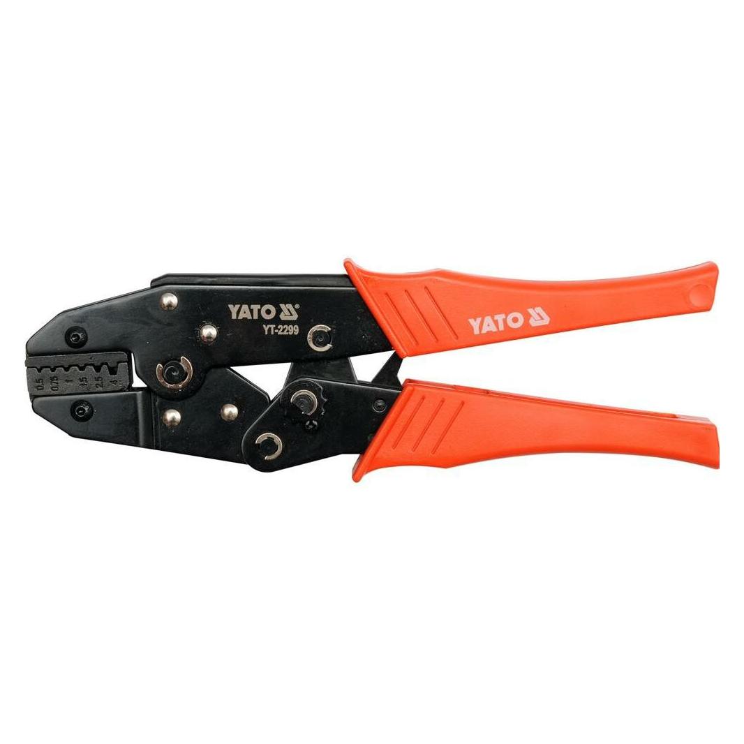 Yato RATCHET CRIMPING PLIERS 0.54.0MM2 (220 mm) (?YT-2299)