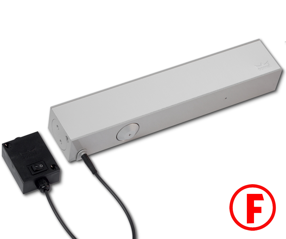 DORMAKABA Oben-Türschließer DORMA TS 73 EMF, ohne Gestänge, Aluminium 53010101