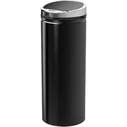 HOMCOM - Sensor Mülleimer - 30,5L x 30,5B x 81,5Hcm - schwarz