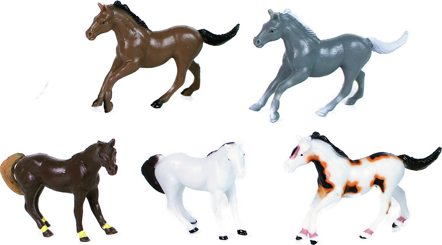 RAPPA Set van 5 paardenfiguren