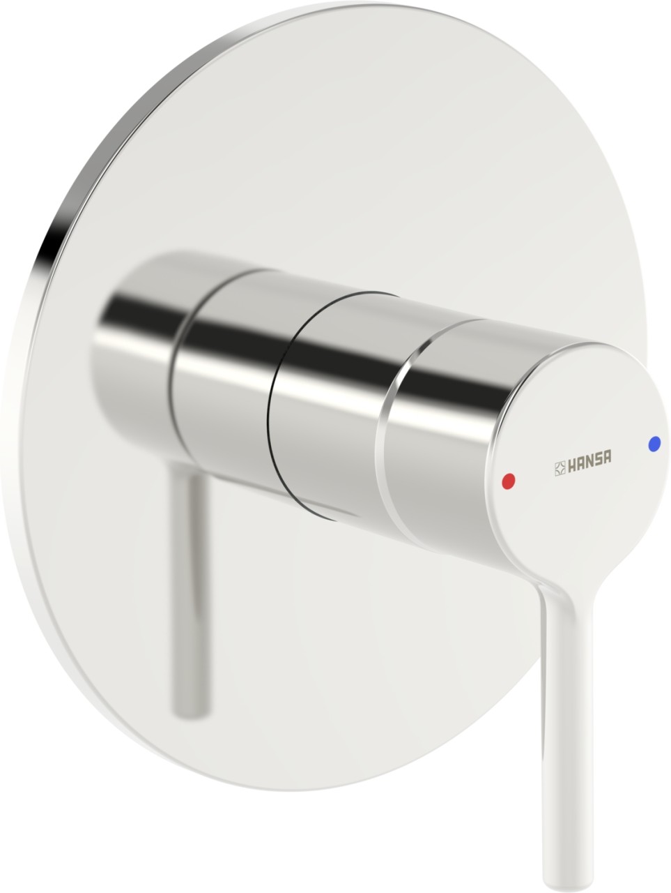 Hansa Einhandmischer Sichtteil f. einen Abgang, 8261 Rosette rund verchromt Pin hebel, 82619027 82619027