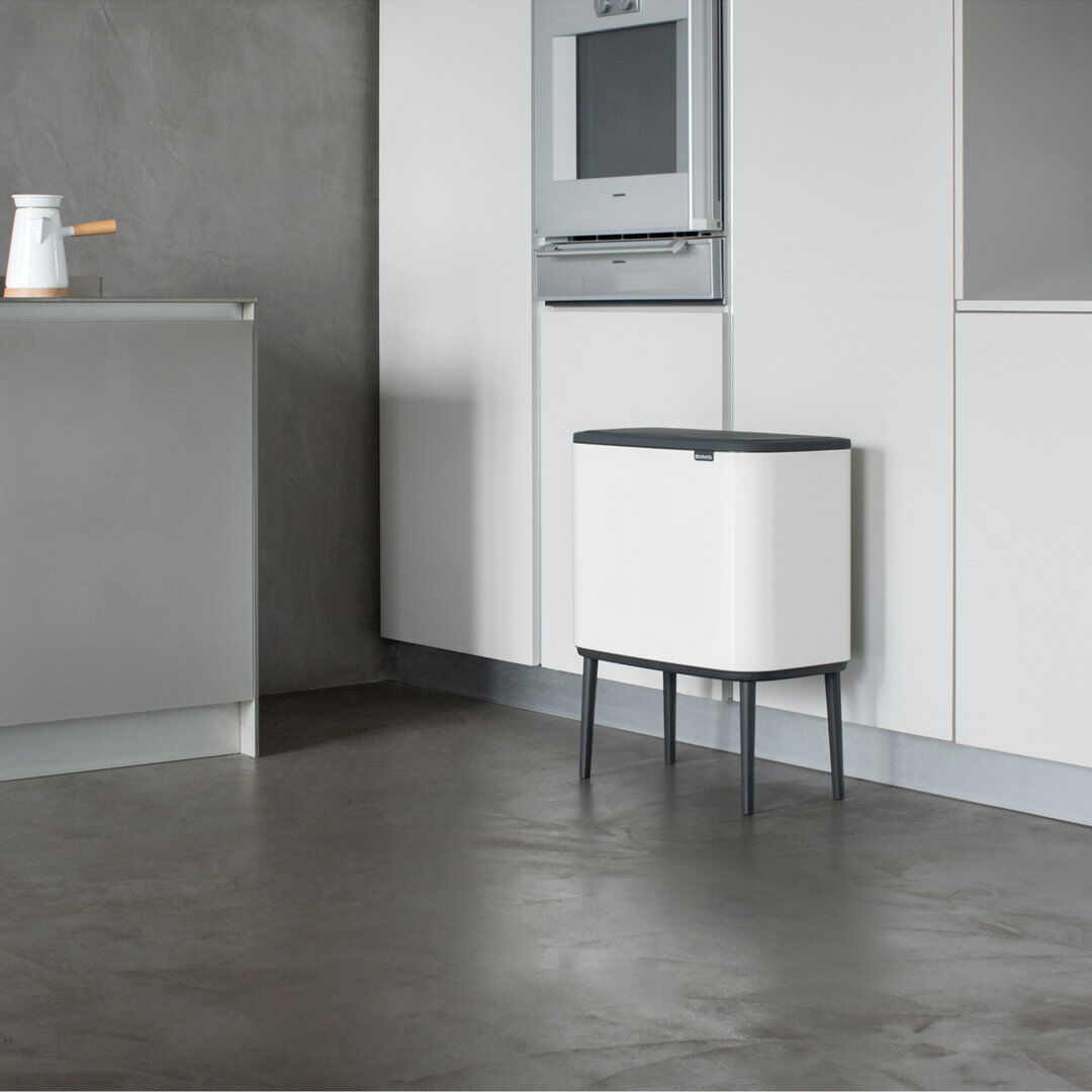 Brabantia Bo Touch 36 Litre Rubbish Bin White 36L