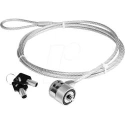 LOGILINK NBS003 - Laptopschloss, Schlüssel, 1,5 m