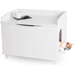 KATZENSCHRANK für Katzentoilette groß aus Holz