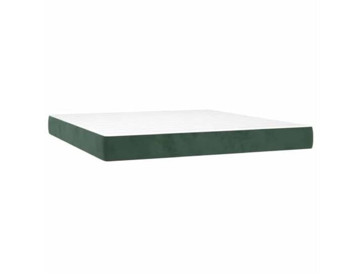 FDSAQOPT Taschenfederkernmatratze Mittel Dunkelgrün 180x200x20 cm Samt Samtbezug, Taschenfedern, Schaumstoff, mittelhart, 180x200x20 cm, für Rücken- und Bauchschläfer