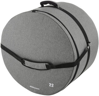 "Millenium 22""x16"" Elite Bass Drum Bag gris"