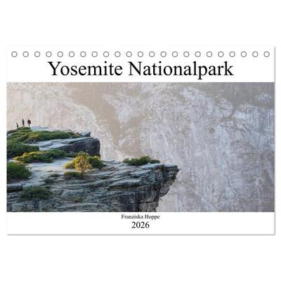 Yosemite Nationalpark (Tischkalender 2026 DIN A5 quer), CALVENDO Monatskalender