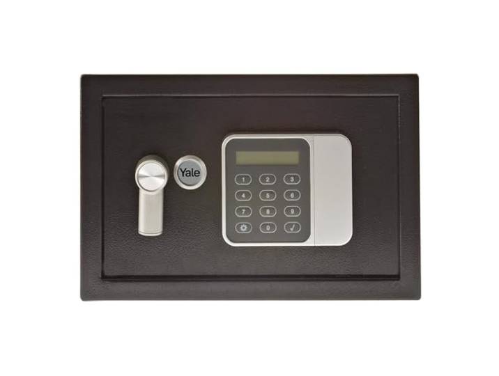 Yale Coffre-Fort Électronique Hôtel - Compact 8.6L - Serrure électronique 100 000 Combinaisons\, Code utilisateur et Code maître 3 à 8 Chiffres pour Clients et hôtelier - 20x31x20cm YSG/200/DB2
