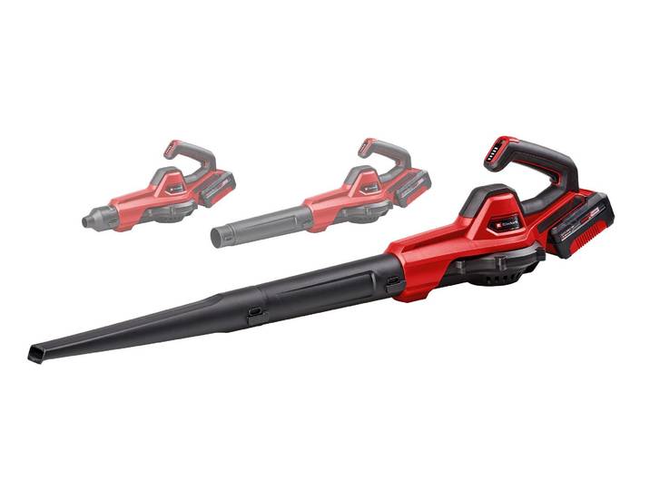 Akku-Laubbläser EINHELL GE-UB 18/250 Li E (1 x 4.0Ah) , rot (schwarz), Laubsauger, Akku-Laubbläser