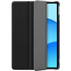 OPPO Dreifach-Klappbuchregal (Oppo Pad SE), Tablet Hülle, Schwarz