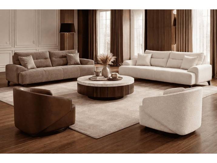 Xlmoebel Schreibtisch Elegantes Büro Set mit Schreibtisch, Konsole und Couchtisch in (Schreibtisch-Set, Schreibtisch-Set mit Konsole und Couchtisch), Made in Europa
