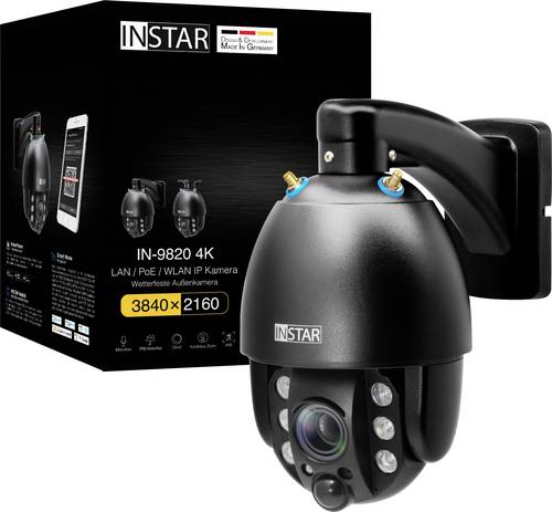 INSTAR IN-9820 4K schwarz 18003 IP Überwachungskamera