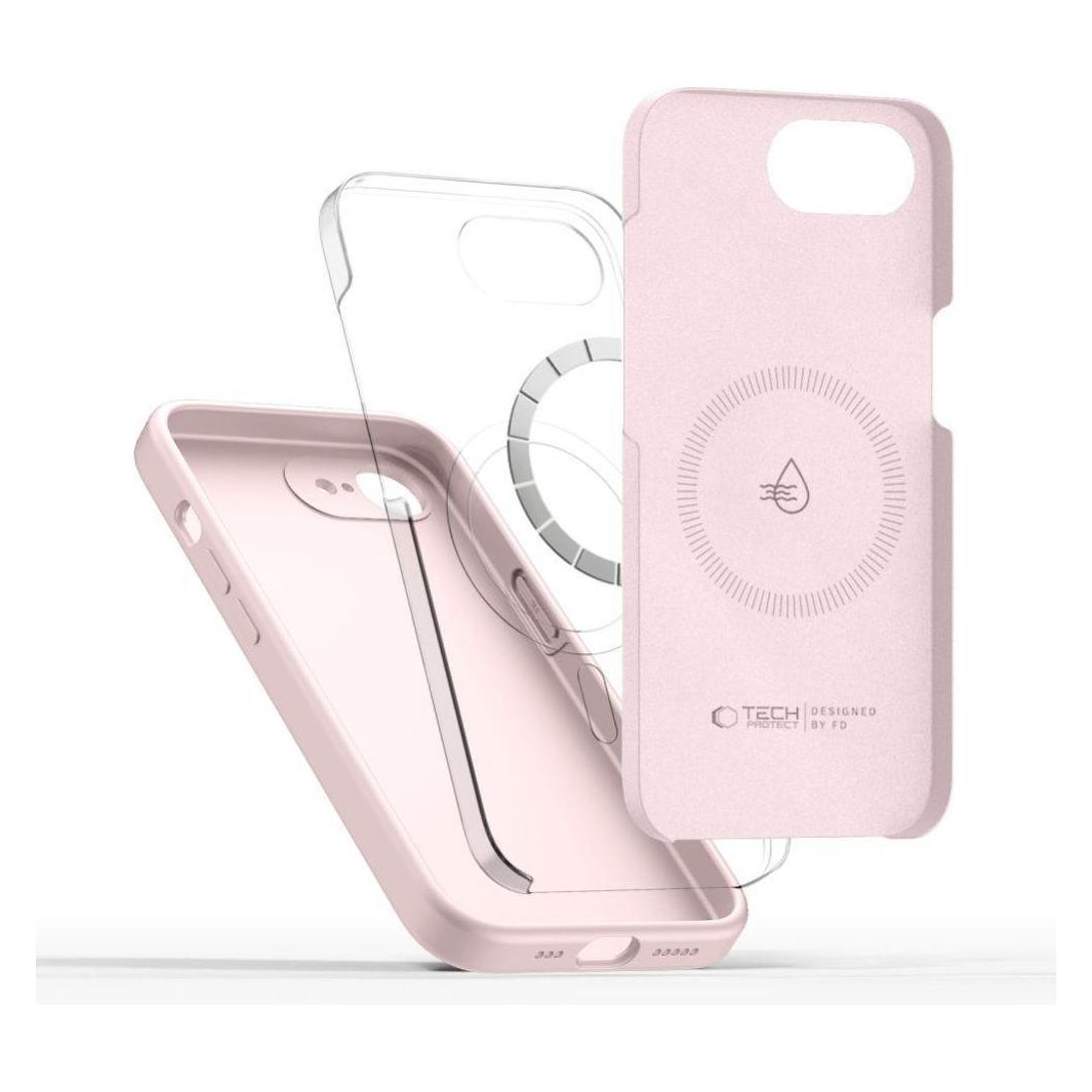 Tech-Protect Silikon Magsafe Iphone 16e / 17e Rosa Perle (Apple iPhone 16e) (5906302392773)