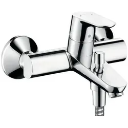 hansgrohe, Duscharmatur + Badewannenarmatur, Focus Chrom