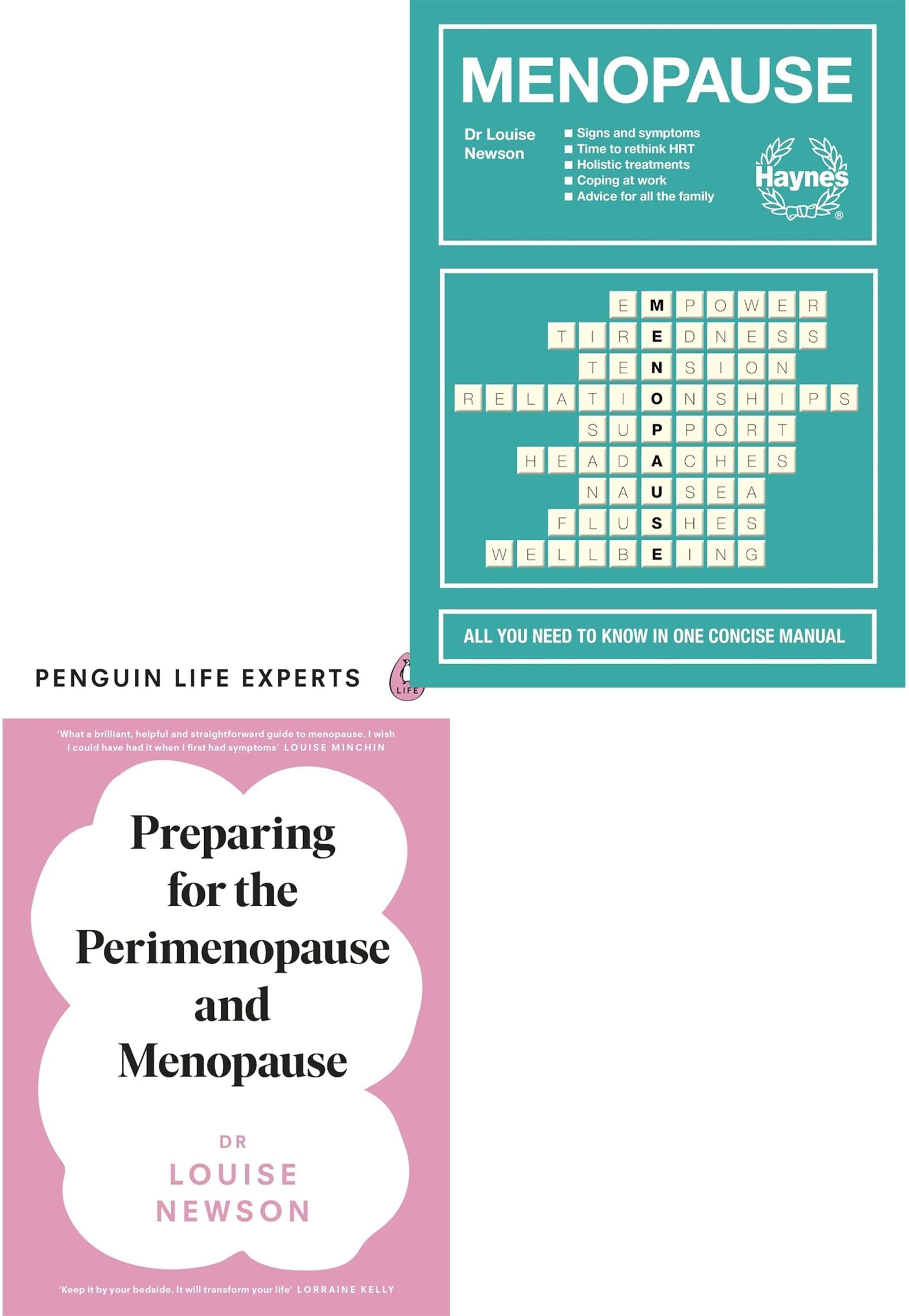 Penguin Menopause: All you need to know in one concise manual(Hardback), Preparing for the Perimenopause and Menopause 2 Books Collection Set