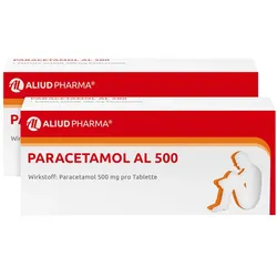 Paracetamol AL 500 Doppelpack 2X20 St