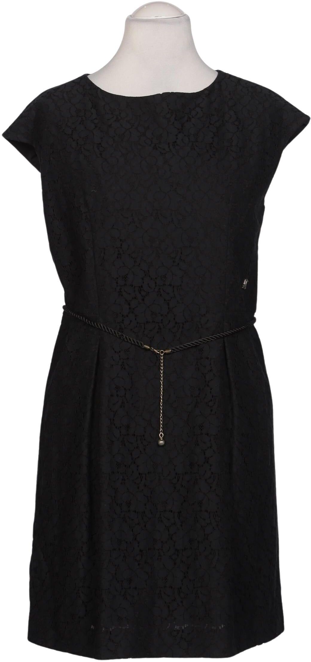John Galliano Damen Kleid, Schwarz, Gr. M, Baumwolle / Synthetik / Elasthan - Second Hand
