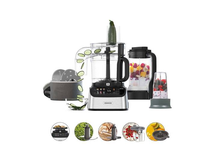 Kenwood FDM73.850SS MultiPro One Touch Küchenmaschine Silber/Schwarz