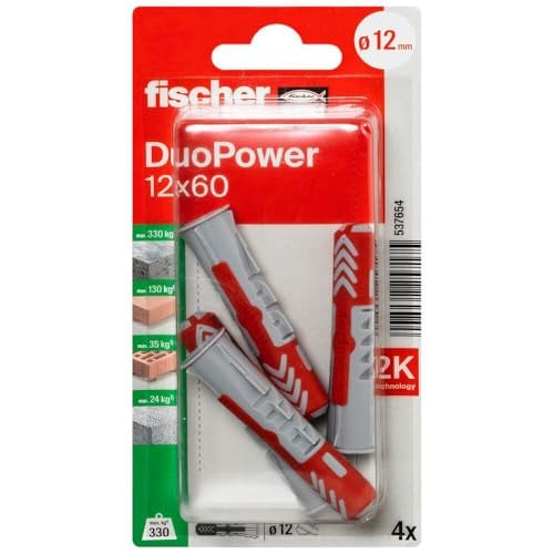 Fischer Duopower Blister 12x60, meerkleurig