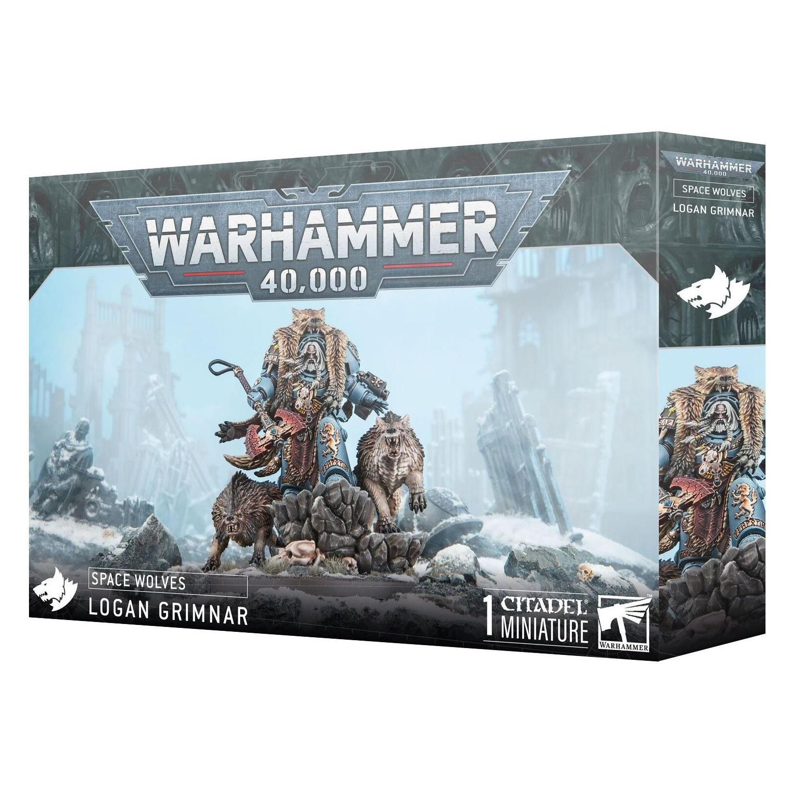 Games Workshop Warhammer 40k - Space Wolves Logan Grimnar (Kunststoff) (53-28)