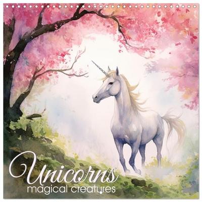 Unicorns, magical creatures (Wall Calendar 2027 12 × 12 Inch) CALVENDO 12 Month Wall Calendar