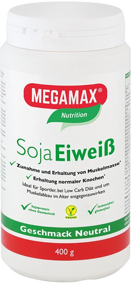 Megamax Soja Eiweiss neutral Pulver 400g