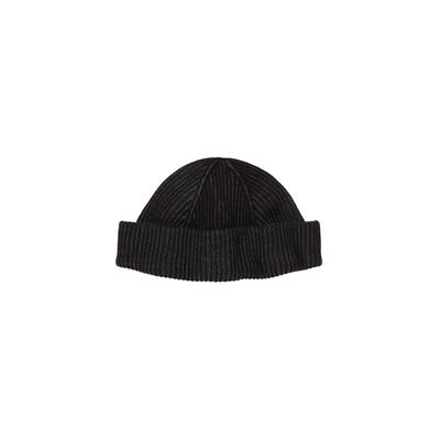 Strickmütze MARC O'POLO "aus weichem Bio-Baumwoll-Mix", Herren, schwarz, Strick, Baumwollmischung, Mützen Strickmütze, Mit Wollanteil, Einheitsgröße