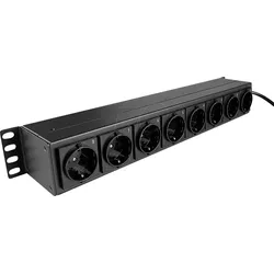 LINDY 73025 - Steckdosenleiste 19", 1,5HE, 8-fach