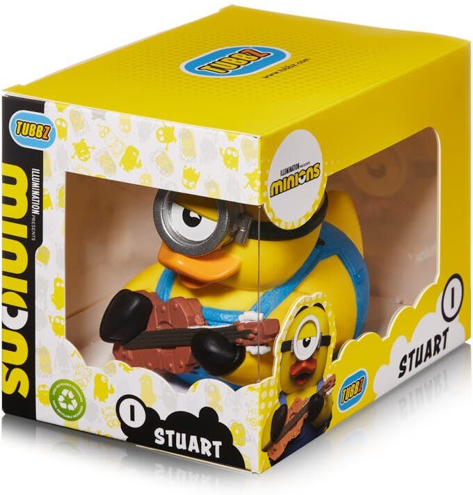 Tubbz Collectibles - Minions - Stuart (Boxed Edition) - Officially Licensed Collectible - 9cm Tall