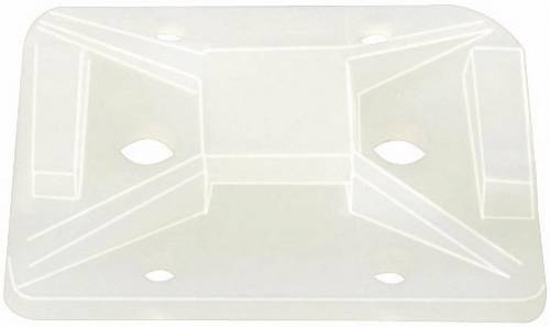 HellermannTyton TY8G1-N66-NA-C1 Befestigungssockel schraubbar 151-21819halogenfrei, UV-stabilisiert, witterungsstabil Transparent