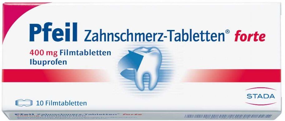 Pfeil Zahnschmerz-Tabletten forte 400mg 10stk