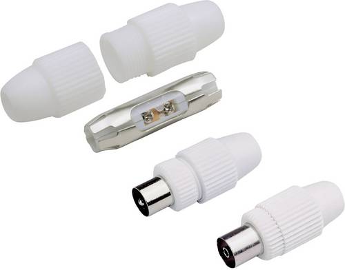 BKL Electronic 0403511 Koax-Steckverbinder-Set Anschlüsse: Koax-Stecker IEC, Koax-Buchse IEC 1 Set