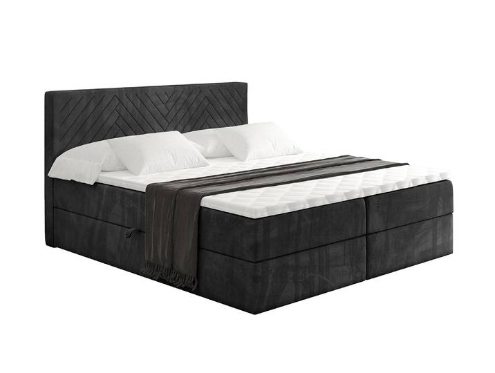 Boxbett VEXA 160x200 cm Schwarz - Casablanca 2316