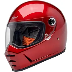 Biltwell Lane Splitter, Integralhelm - Rot - S