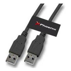 Phoenix Technologies 3m USB A/USB A (3 m, USB 2.0) (PHCABLEUSBAMAM3M)