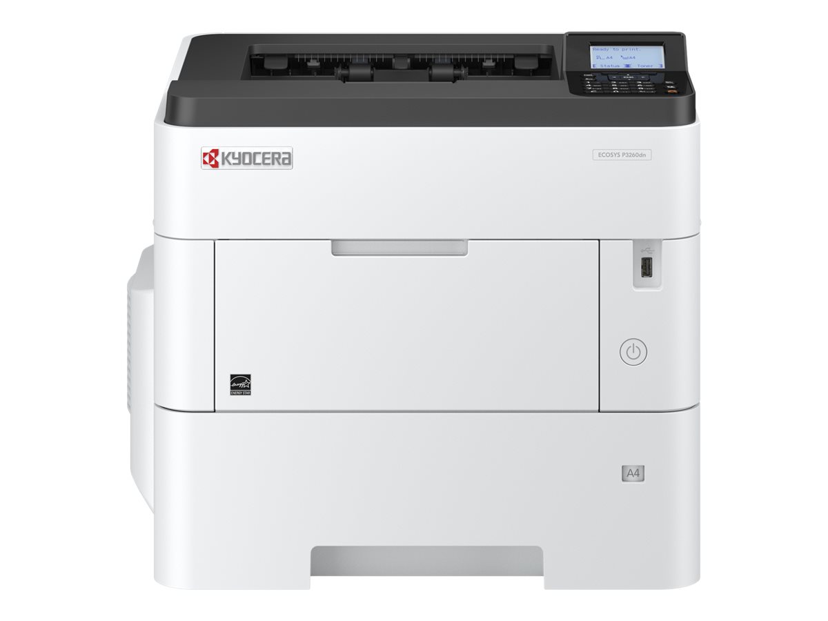 KYOCERA ECOSYS P3260dn, Laser, 1200 x 1200 DPI, A4, 60 Seiten pro Minute, Doppelseitiger Druck, Netzwerkfähig