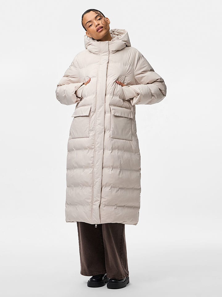 Pieces Winterjacke "Norma" in Creme - L