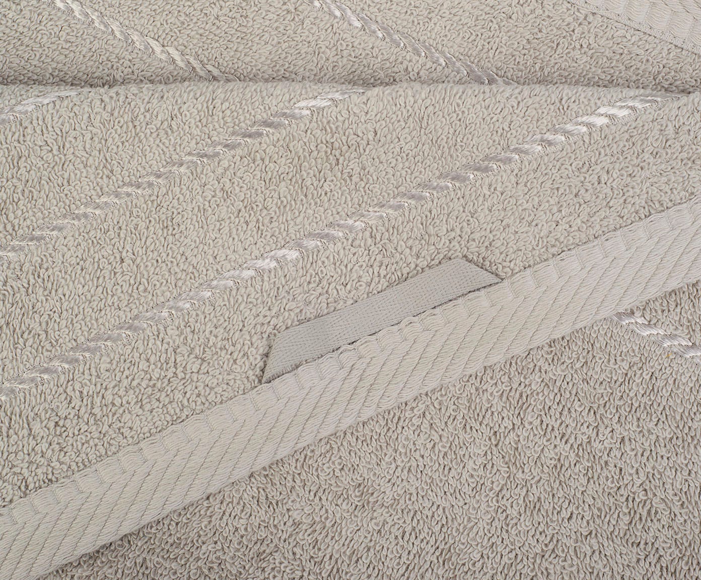 Handtücher GÖZZE "Berlin", grau (taupe), B:50cm L:100cm, Frottier, Obermaterial: 100% Baumwolle, Handtücher, Handtücher taupe B/L: 50cmx100cm, 2 Stk., Frottier