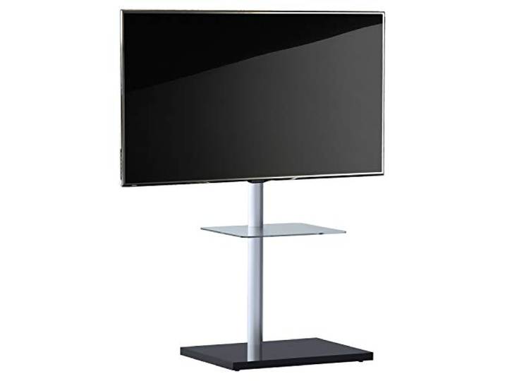 VCM TV-Standfüße Schwarz 60x45x100 cm schwenkbar Holzwerkstoff, Metall