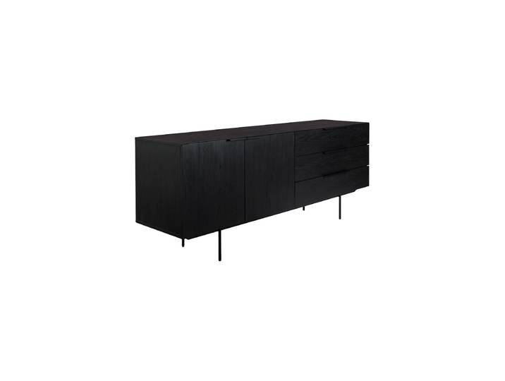 Design Sideboard „Travis“ Eiche Schwarz Zuiver