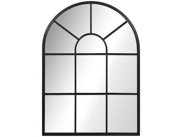 Homcom Miroir mural décoratif 50X70 cm Miroir de fenêtre pour entrée de salon