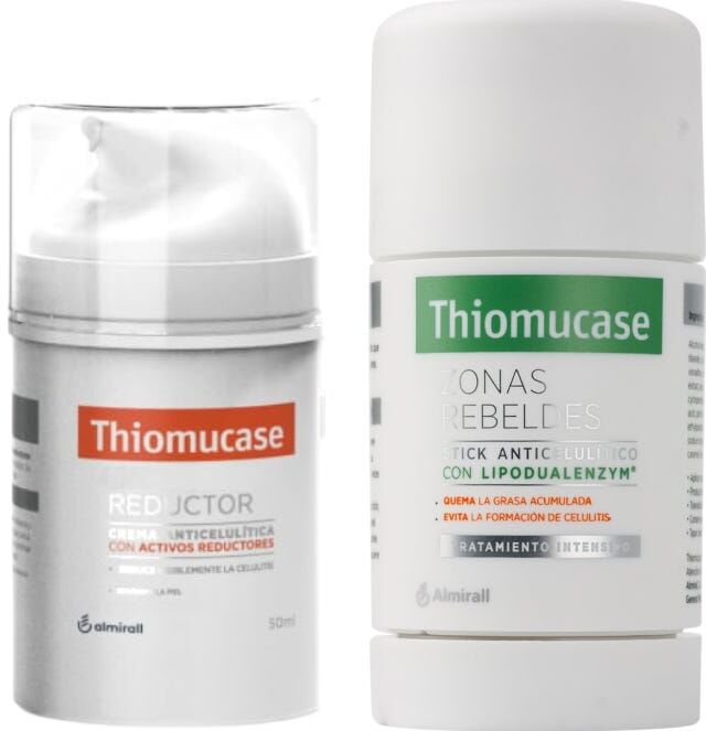 Almirall Thiomucase Pack Cream 50 ml + Stick Zonas Rebeldes 75 ml