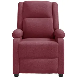 vidaXL Relaxsessel Weinrot Stoff