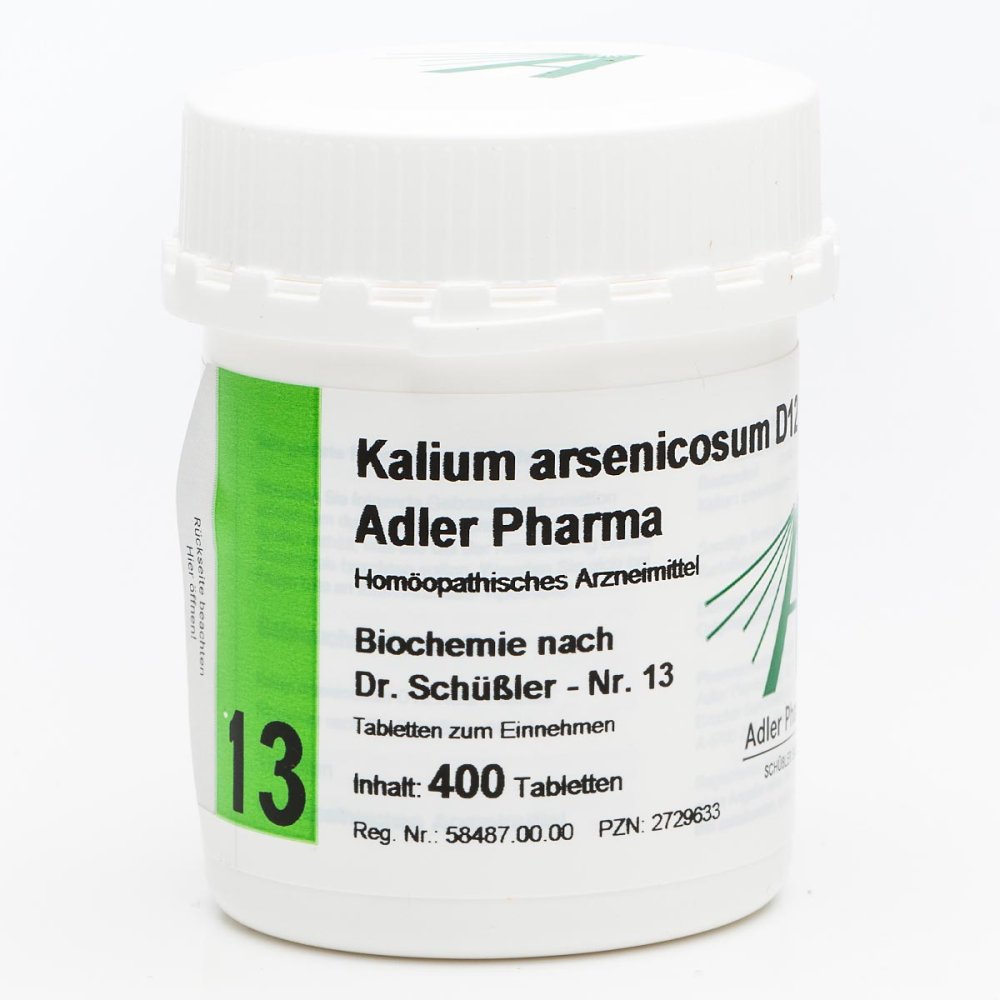 Adler Pharma Produktion und Vertrieb GmbH Biochemie Adler 13 Kalium arsen.D12 Adl.ph.tbl. 02729633