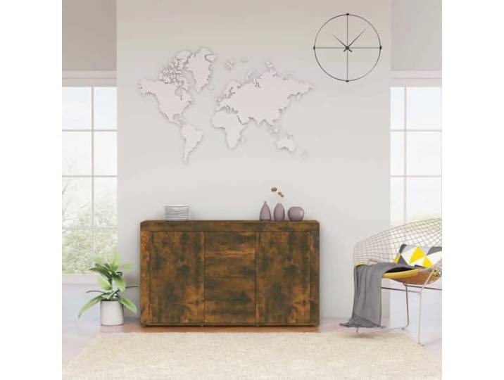 HEFZGDB Klassisches Sideboard für die Inneneinrichtung aus Holzwerkstoff mit feuchtigkeitsbeständigem Material, stabiles Sideboard mit Zwei Türen für viel Stauraum als Beistellschrank